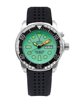RATIO - FreeDiver Helium-Safe 1000M Sapphire Automatic 1068HA90-34VA-MGRN Men's Watch - Mint Green