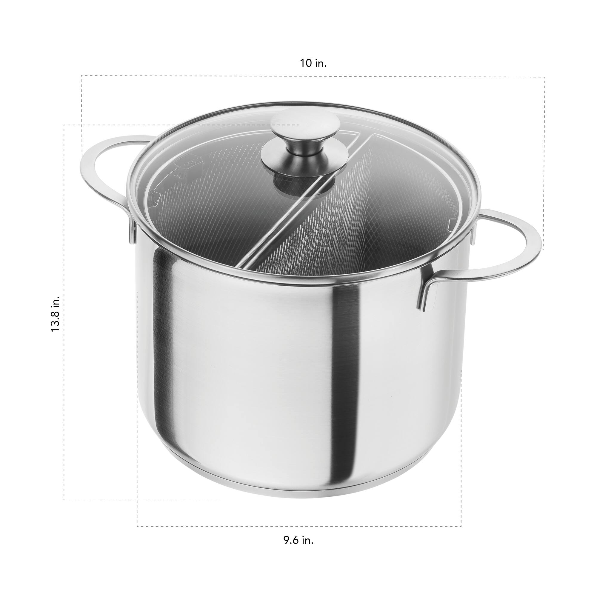 10 in.  
13.8 in.  
9.6 in.