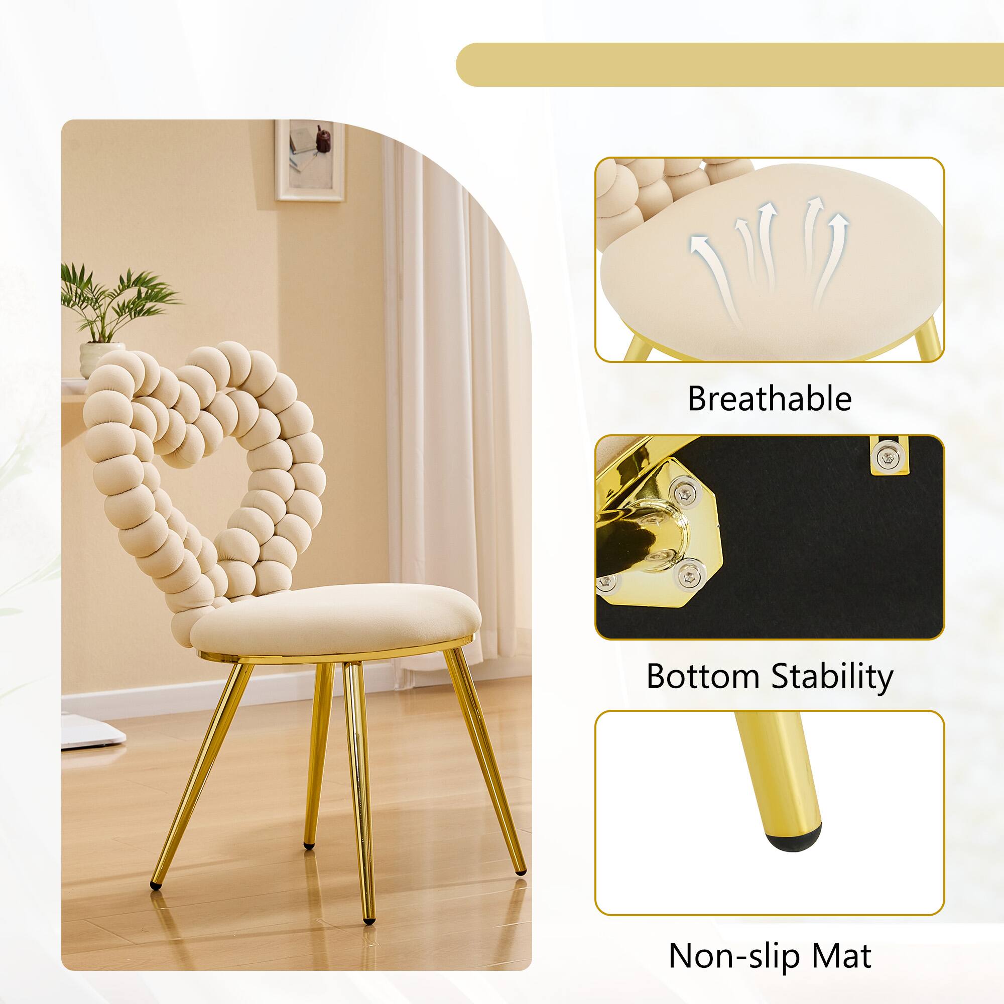 Breathable  
Bottom Stability  
Non-slip Mat