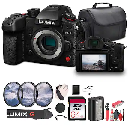 LUMIX GH7
LUMIX G SD XC 64 GB
LUMIX G