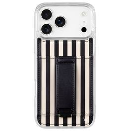 Walli Cases - iPhone 17 Pro Max Phone Case with Wallet and Finger Strap - Fine Line