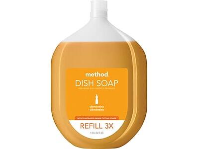 method  
DISH SOAP  
clementine clementine  
REFILL 3X  
1.89L (64 FL OZ)