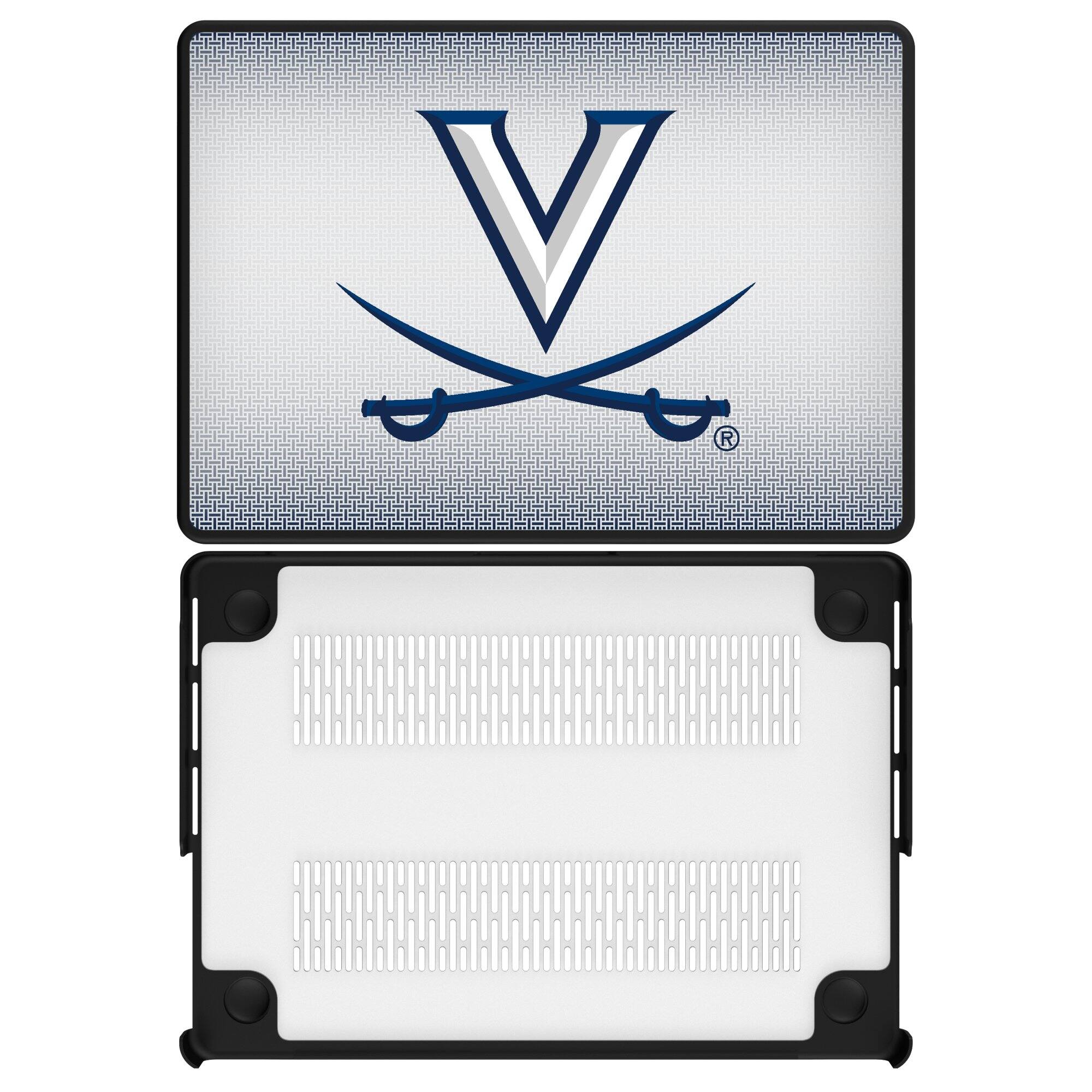 Front. Keyscaper - Virginia Cavaliers Linen MacBook Case - Pro 14 in - Multicolor.
