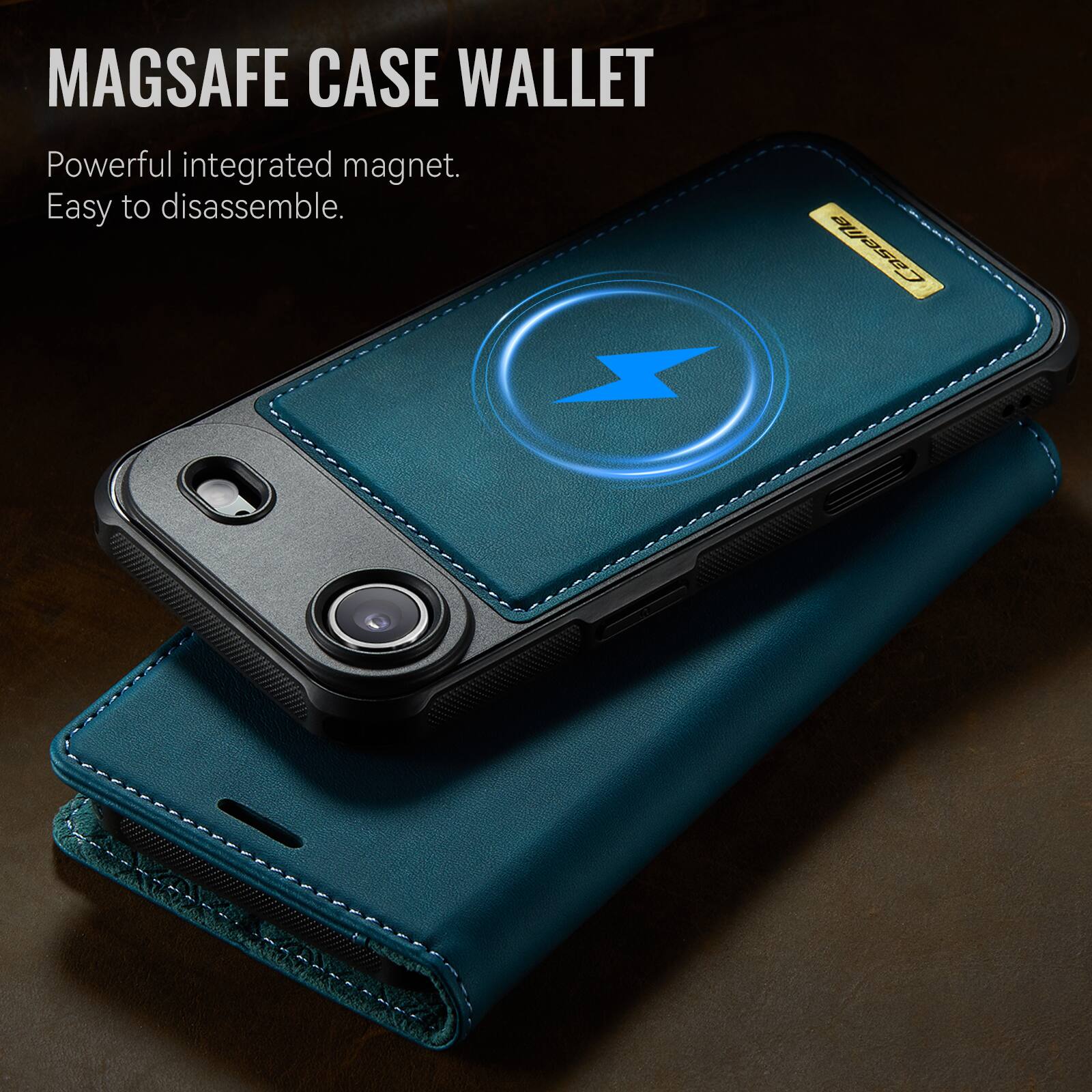 MAGSAFE CASE WALLET

Powerful integrated magnet.  
Easy to disassemble.