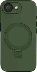 SaharaCase - Venture Series Silicone Kickstand Case for Apple iPhone 16e - Cactus Green - Front_Zoom