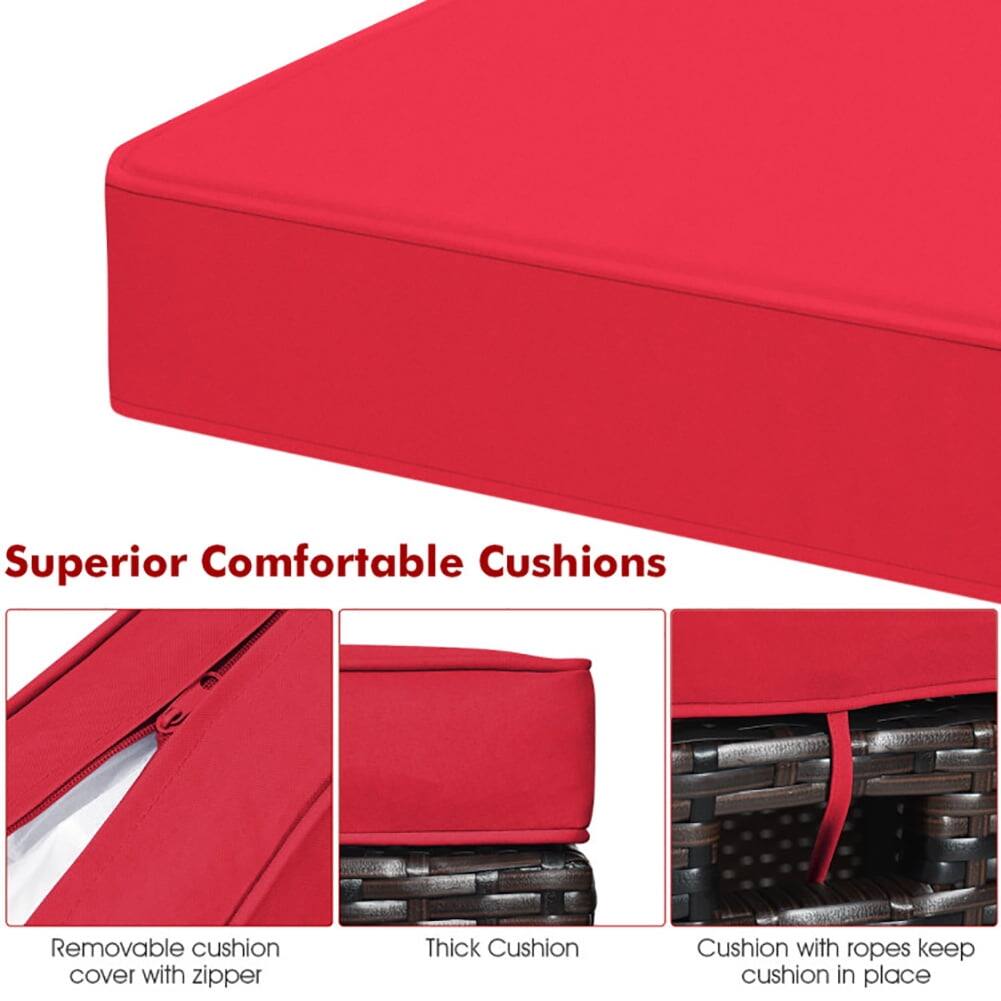 Superior Comfortable Cushions

- Removable cushion cover with zipper
- Thick Cushion
- Cushion with ropes keep cushion in place
