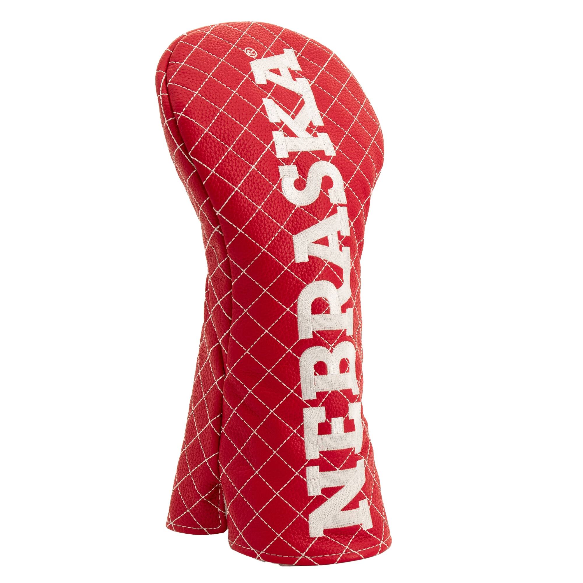 Alt View 2. Team Golf - Nebraska Huskers Quilted Driver Headcover - Multicolor.