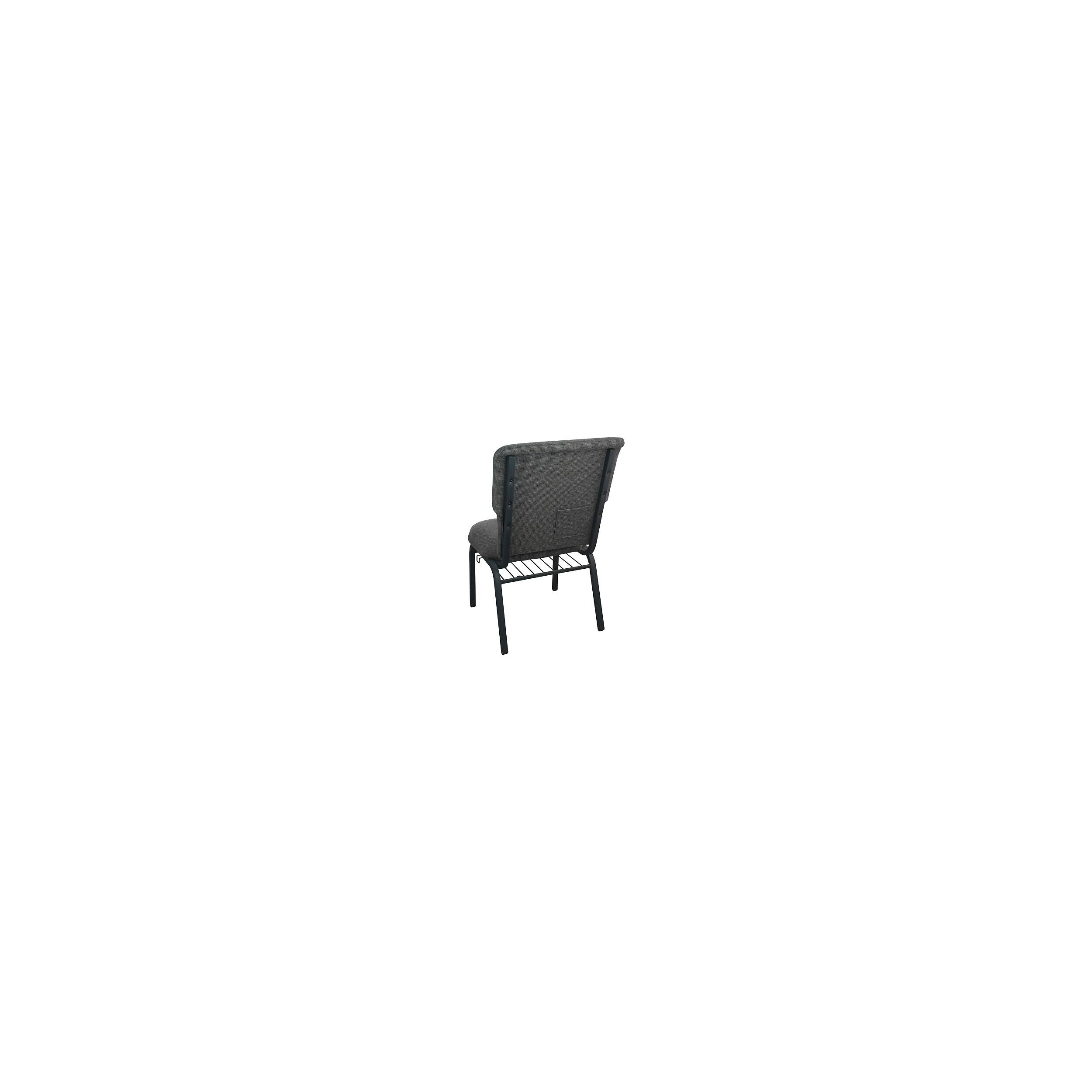 Alt View 1. Flash Furniture - Advantage Church Chair, Fossil (EPCHT113) - Fossil Fabric/Black Frame.