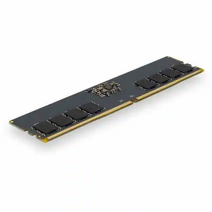 Front. AddOn - AddOn JEDEC Standard 16GB DDR5-4800MHz Unbuffered Single Rank x8 1.1V 288-pin CL40 UDIMM - 16 GB (1 x 16GB) - Black.
