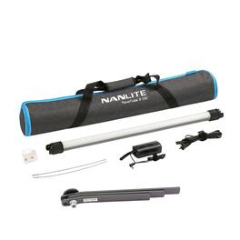 NANLITE - PavoTube II 15C 2' RGB LED Tube Light with Battery and AC Power Bundle