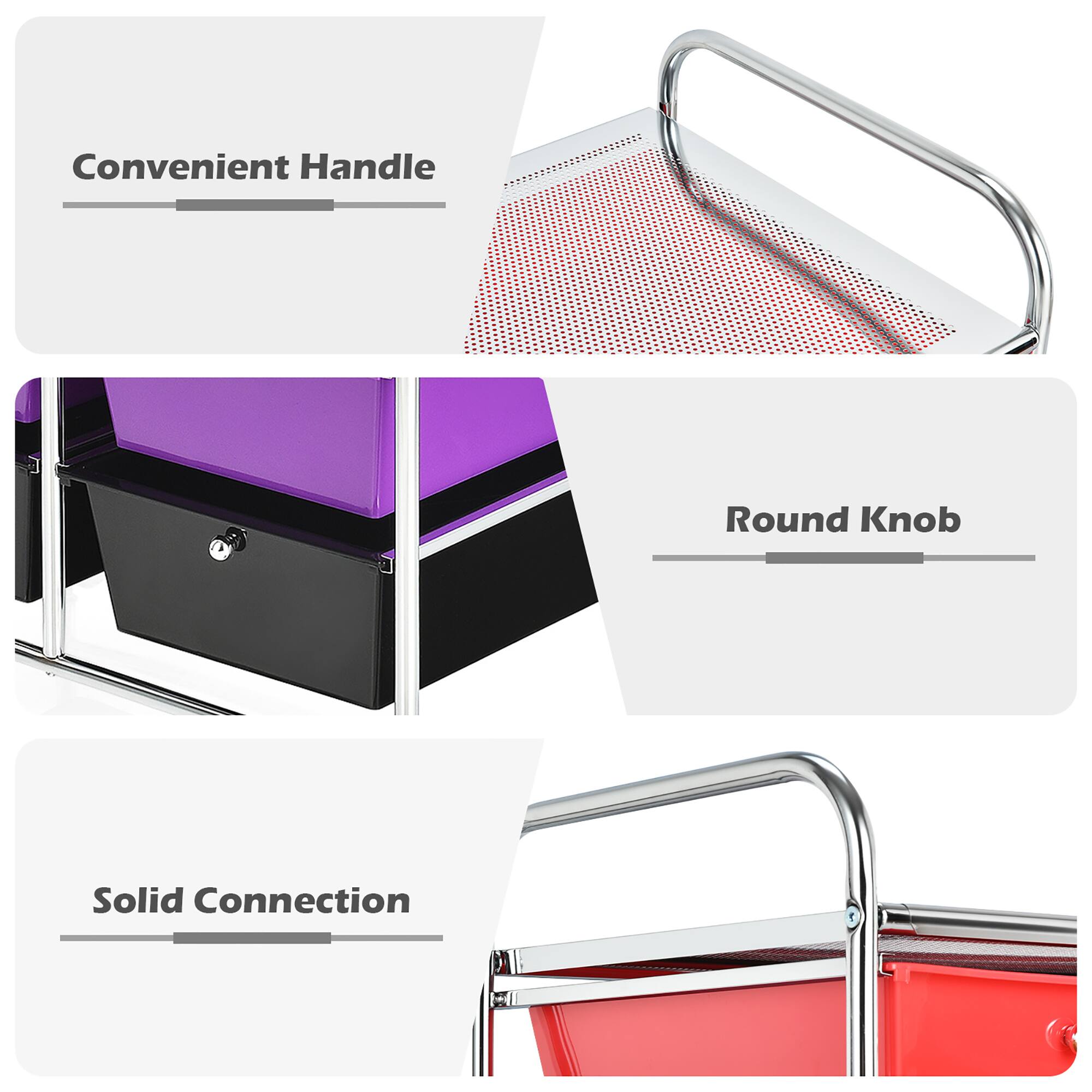 Convenient Handle, Round Knob, Solid Connection