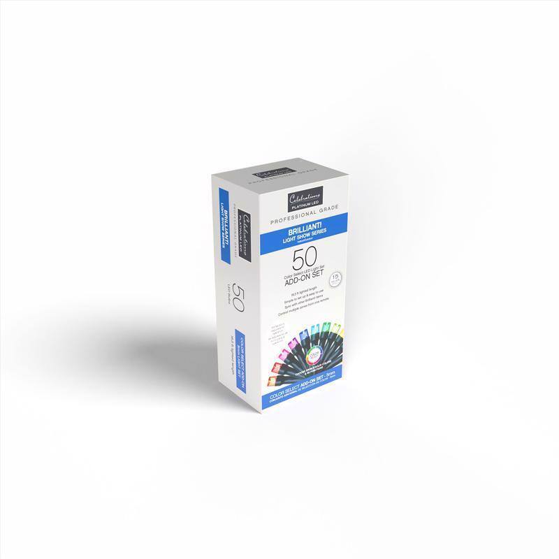 BRILLIANT 50 Cabbatane L nta GRADE PROFESSIONAL BRILLIANTI SHOW SERRES LIGHT 50 -UR DeteT SET 75 ADD-ON COLOR