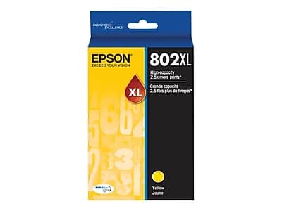Epson - T802XL High Yield Ink Cartridge (T802XL420-S) - Yellow