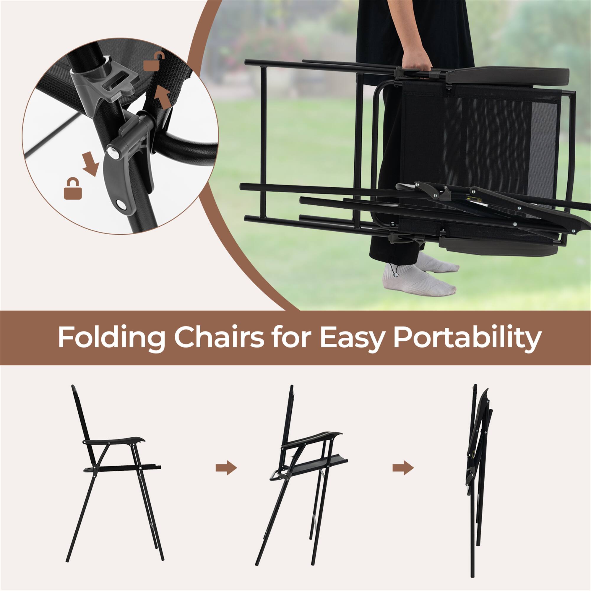 Folding Chairs for Easy Portability