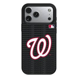 Keyscaper - MLB - Washington Nationals Primary Logo iPhone Magnetic Bump Case - 15 - Black
