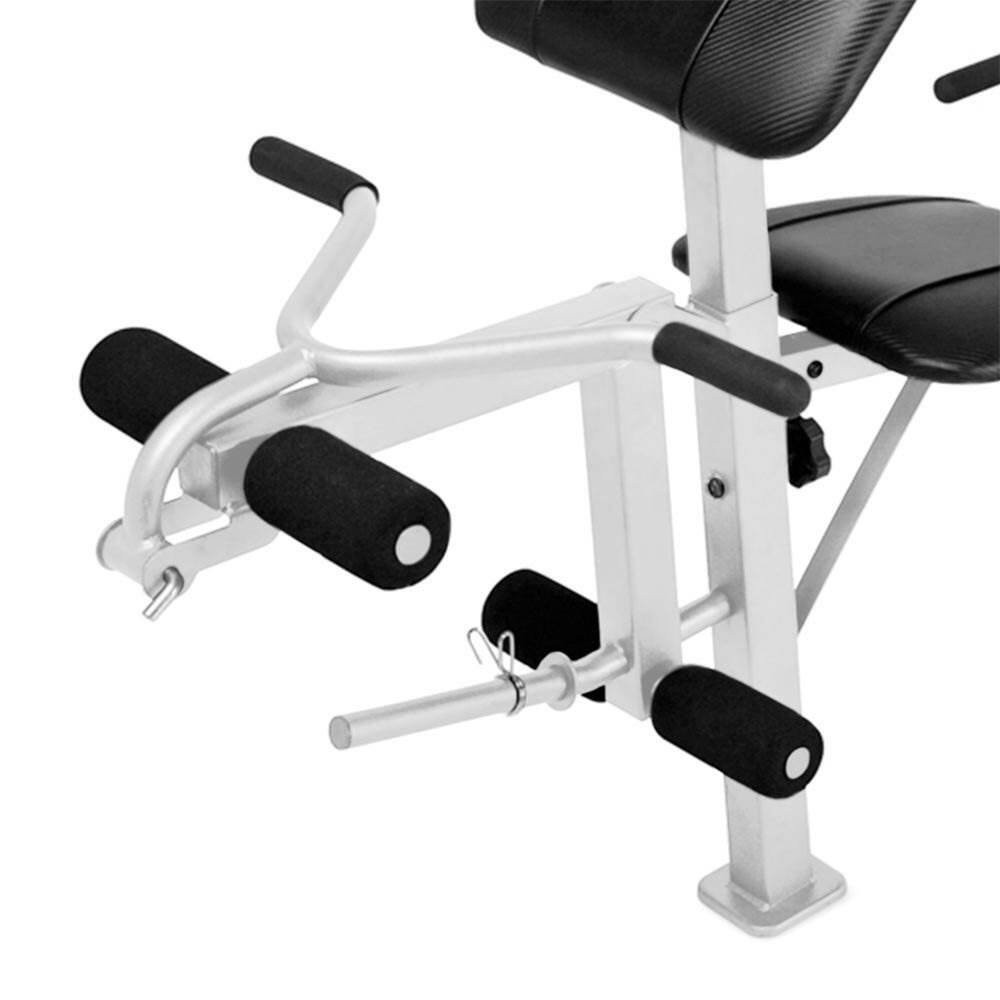 Alt View 2. Marcy - Marcy Diamond Elite Classic Multipurpose Home Gym Workout Lifting Weight Bench - Black & White.