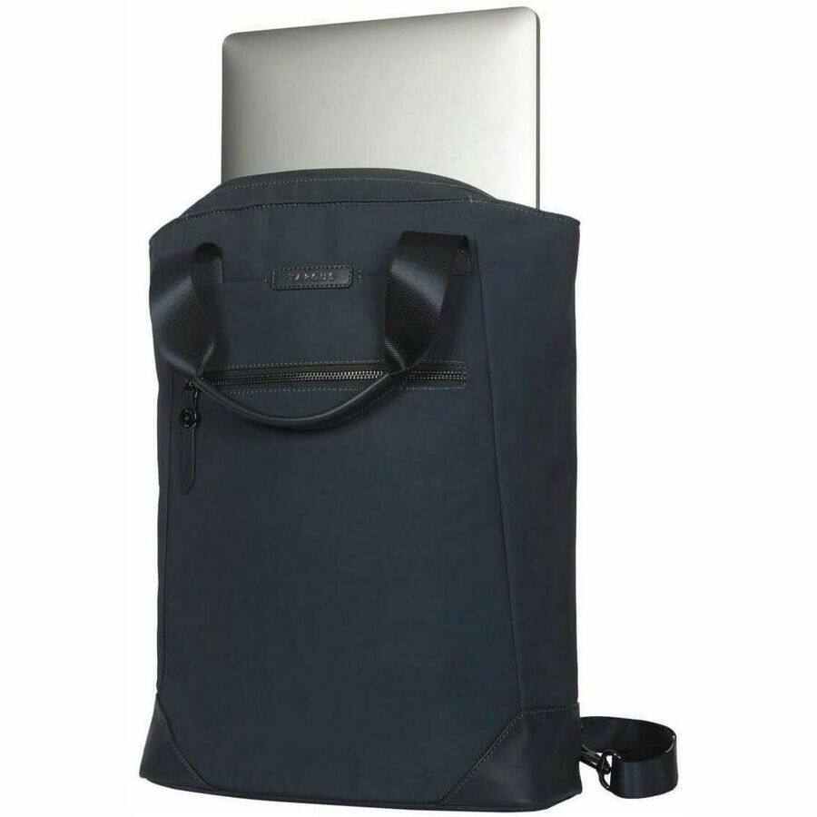 Alt View 5. Targus - Targus Avila TBB65102GL Carrying Case (Backpack/Tote) for 15" to 16" Notebook - Midnight - Water Resistant - Fabric - Blue.