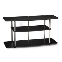 Hirose Alice - Designso No Tools 46 Inch 3 Tier Wide Tv Stand Available in Multiple FinishesFor TVs up to 43 Inches Wid - Black