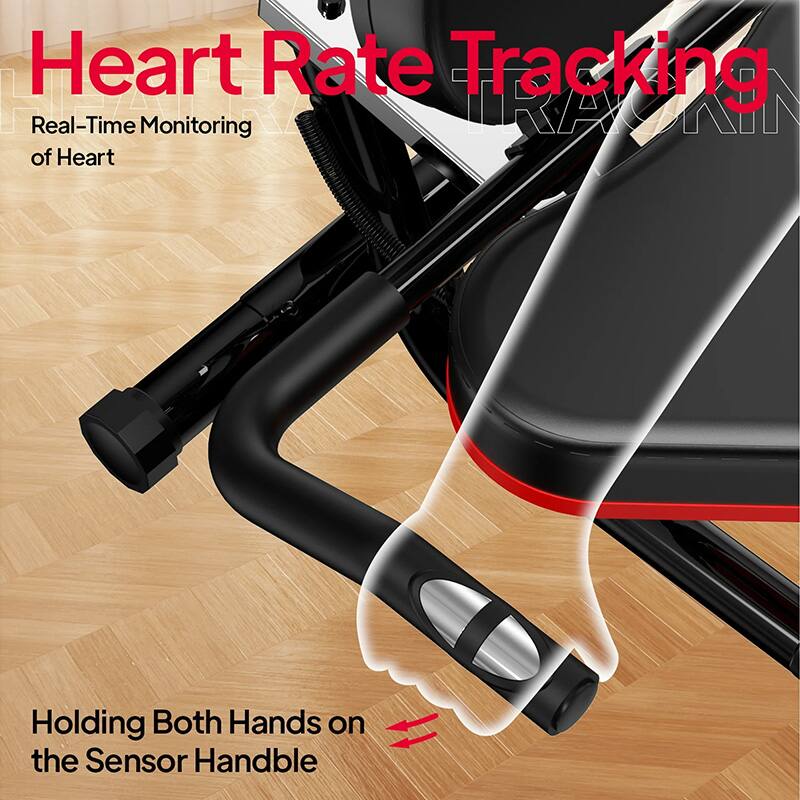 Heart Rate Tracking  
Real-Time Monitoring of Heart  

Holding Both Hands on the Sensor Handle