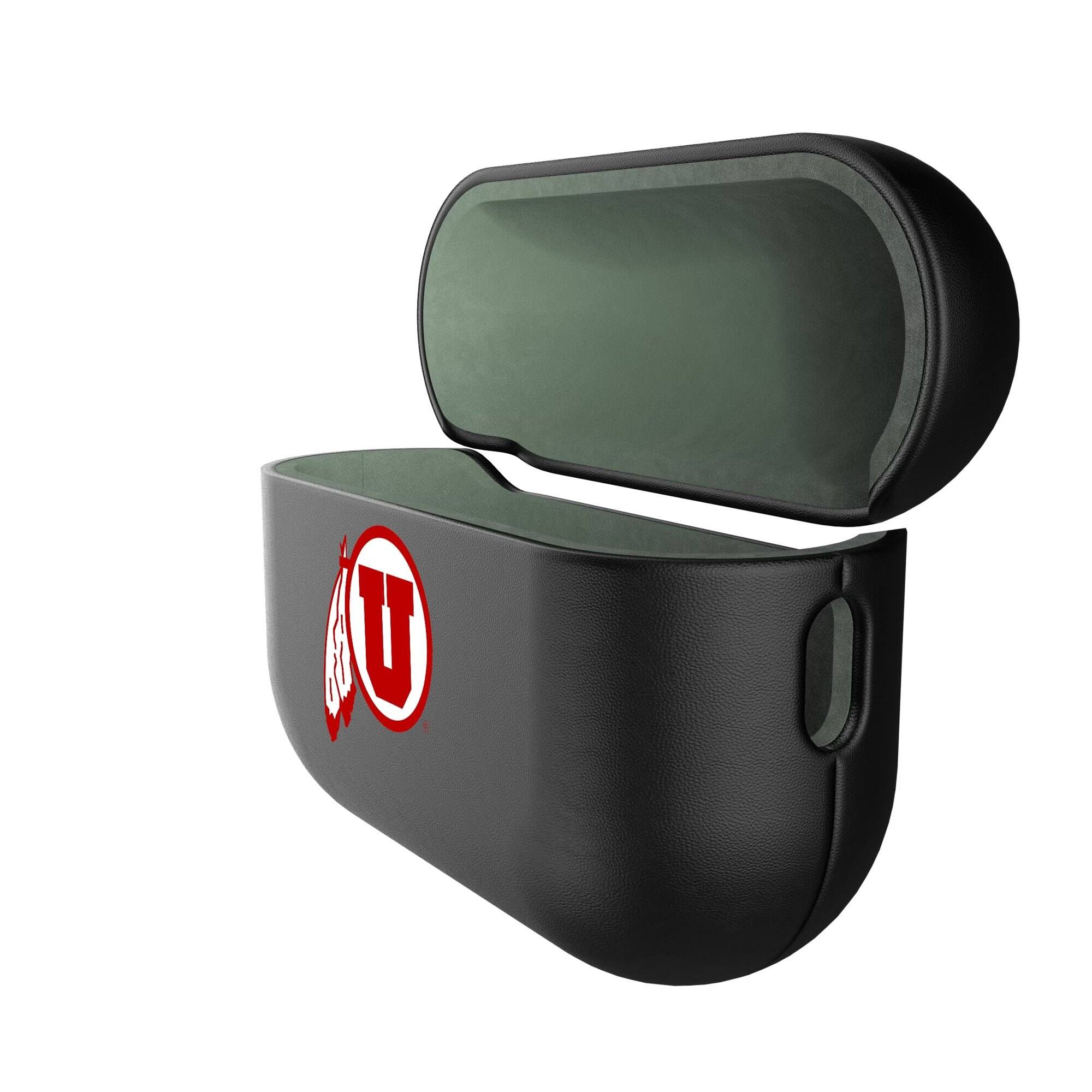 Alt View 1. Keyscaper - Utah Utes Utah Utes Insignia 2nd Gen AirPods Pro Case Cover - Black.