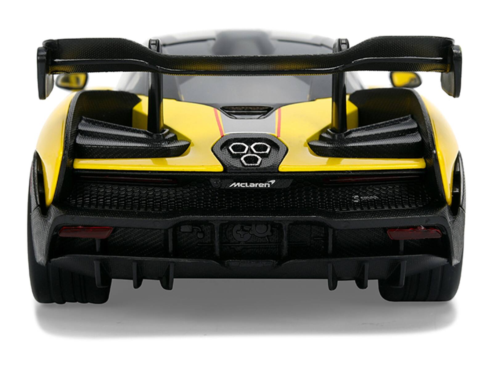 Alt View 6. Jada - McLaren Senna "8-PAS Racing" Yellow Metallic with Black Top "Hyper-Spec" Series 1/24 Diecast Model Car by Jada - Multicolor.