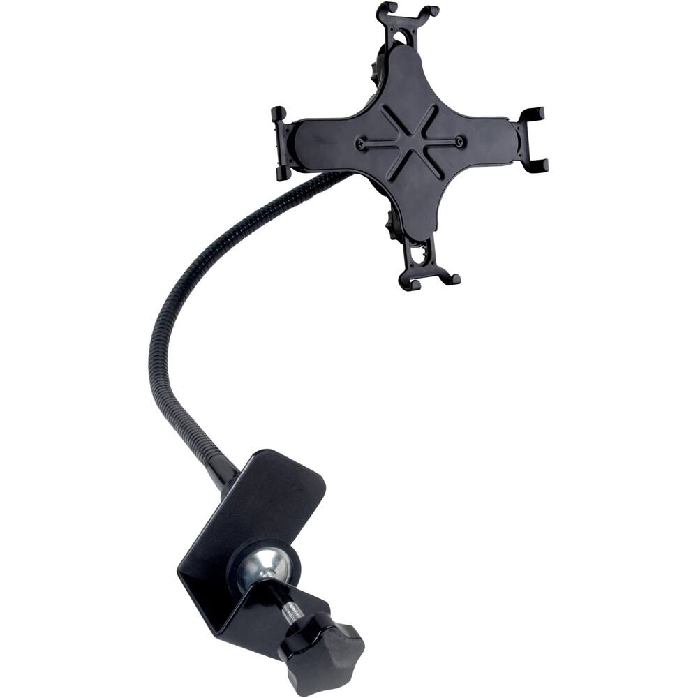 CTA Gooseneck Clamp Mount for Most Apple and Samsung Tablets Black PAD