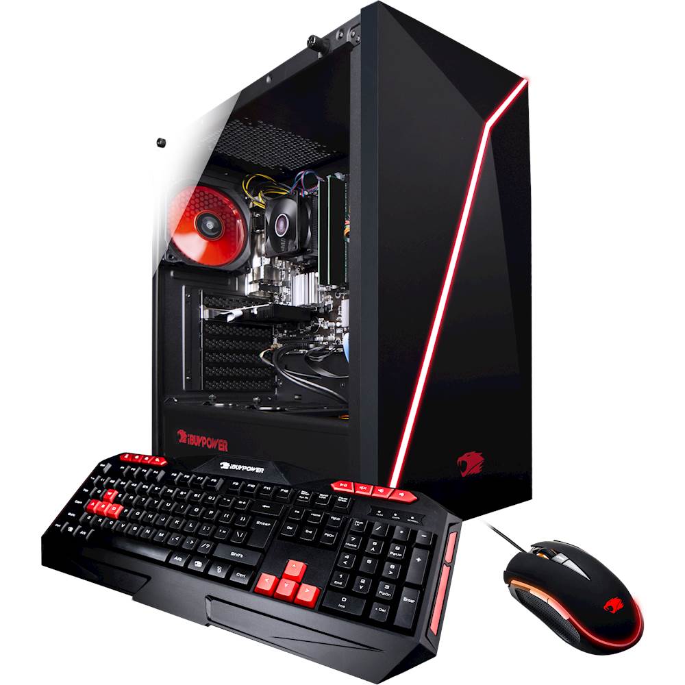 Ibuypower Gaming Desktop Amd Fx 6300 16gb Memory Nvidia Geforce Gt 730 2tb Hard Drive Black Red 762 Best Buy
