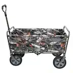 Front. Mac Sports - Mac Sports Collapsible Folding Outdoor Utility Garden Camping Wagon Cart, Camo - Camouflage.