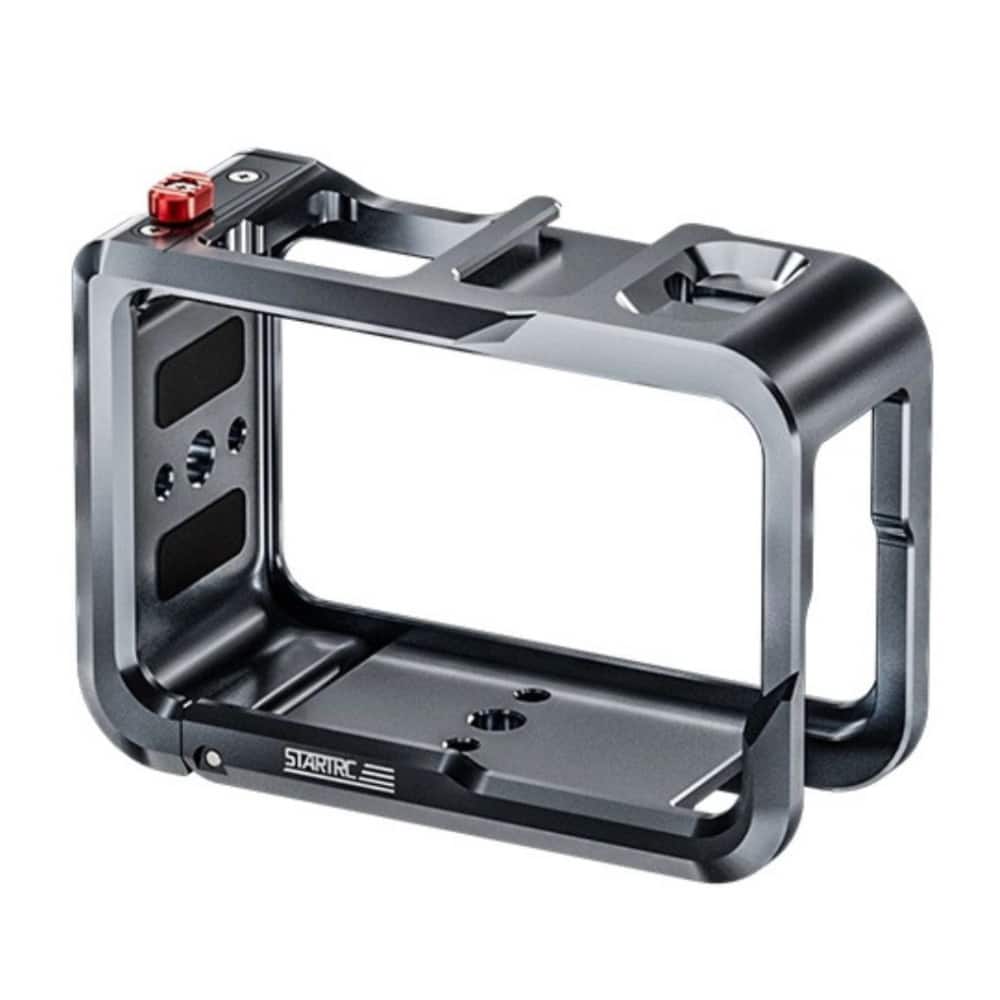 StartRC - Metallic Silver Metal Camera Cage for DJI Osmo Action 5 Pro Camera