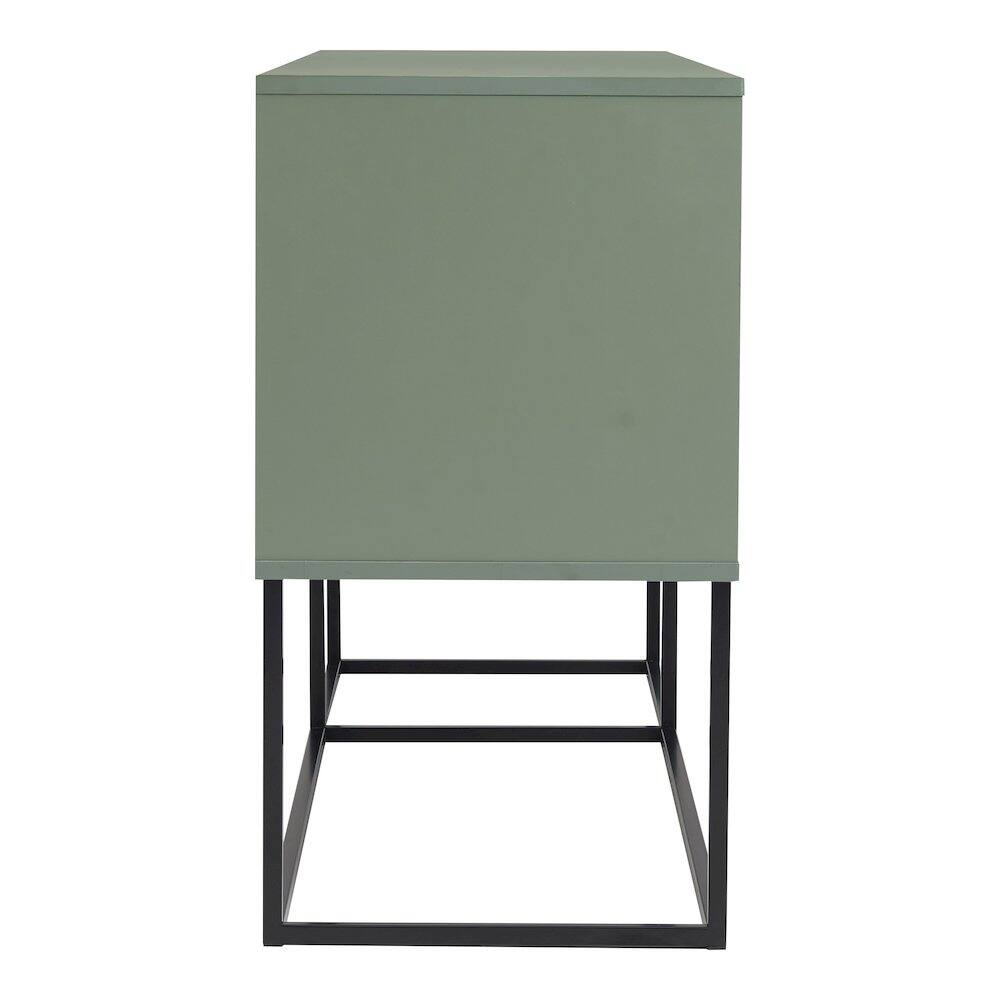 Alt View 1. Furniture of America - Yazda TV Stand Fits TV's up to 65 in. with LED Lights - Green.