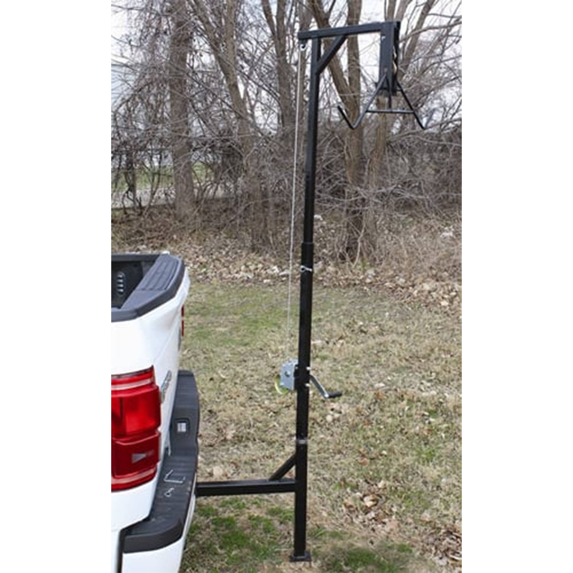 Alt View 8. HME - HME Game Hoist Kit, Winch Gambrel, 400 Pound Capacity, Adjustable Height, Black.