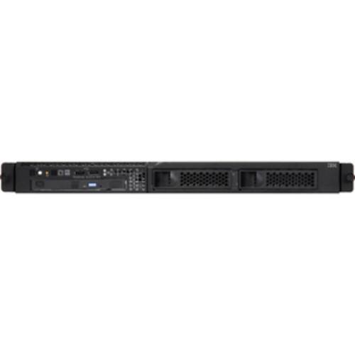 Front Standard. IBM - System x 1U Rack Server - 1 x Intel Xeon E3-1270 3.40 GHz - Raven Black.