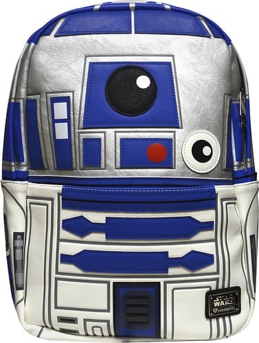 Star Wars - R2-D2 Backpack - White/Silver/Blue - Larger Front