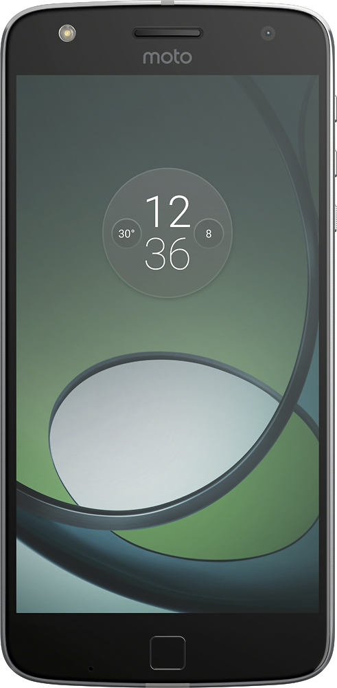 Motorola Moto Play LTE with 32GB Memory Cell Phone (Unlocked) Lunar Grey 01095NARTL Best Buy