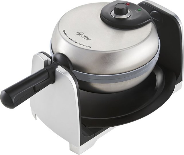 Oster - Belgian Waffle Maker - Stainless steel - Angle Zoom