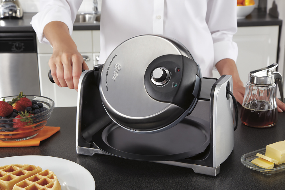  Oster Belgian Waffle Maker with Adjustable Temperature
