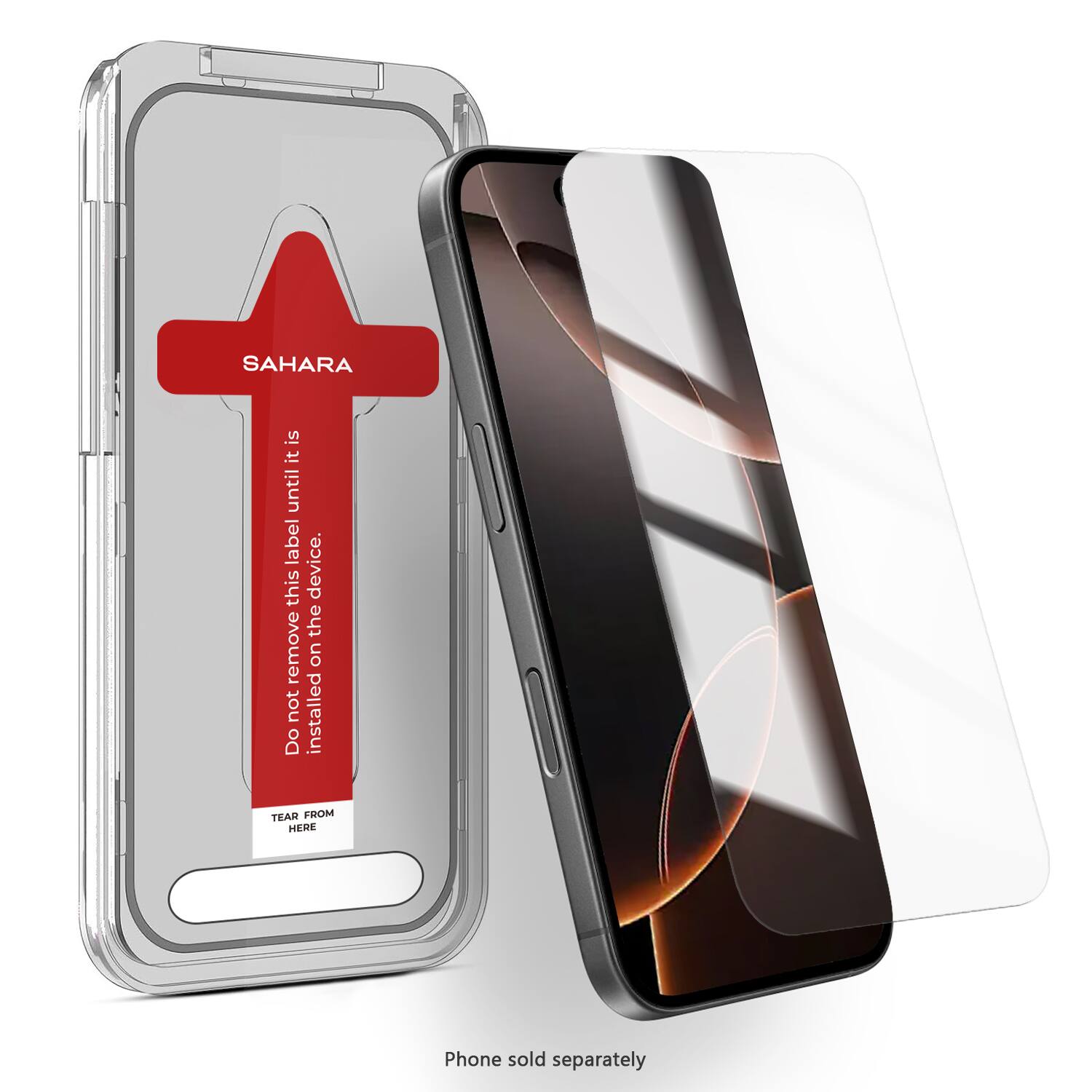 SaharaCase - Apple iPhone 17 Pro Max Tempered Glass Screen Protector | Easy Apply Alignment Tool | Premium Hardness - Cleary