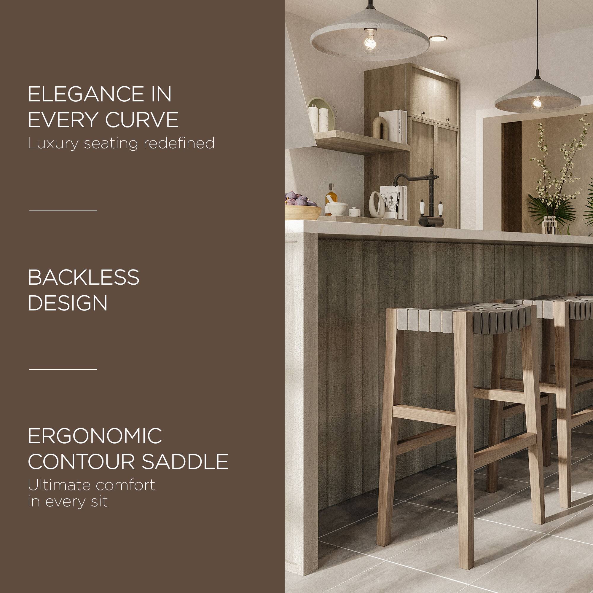 ELEGANCE IN EVERY CURVE  
Luxury seating redefined  

BACKLESS DESIGN  

ERGONOMIC CONTOUR SADDLE  
Ultimate comfort in every sit