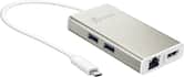 j5create - USB-C Multi-Adapter - HDMI/Ethernet/USB 3.1 HUB/PD 3.0 - Champagne Metallic