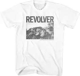 PopMarket - The Beatles - Beatles - Revolver Band Photo T-Shirt - 2XL White 2061192307 - APPAREL - Multicolor