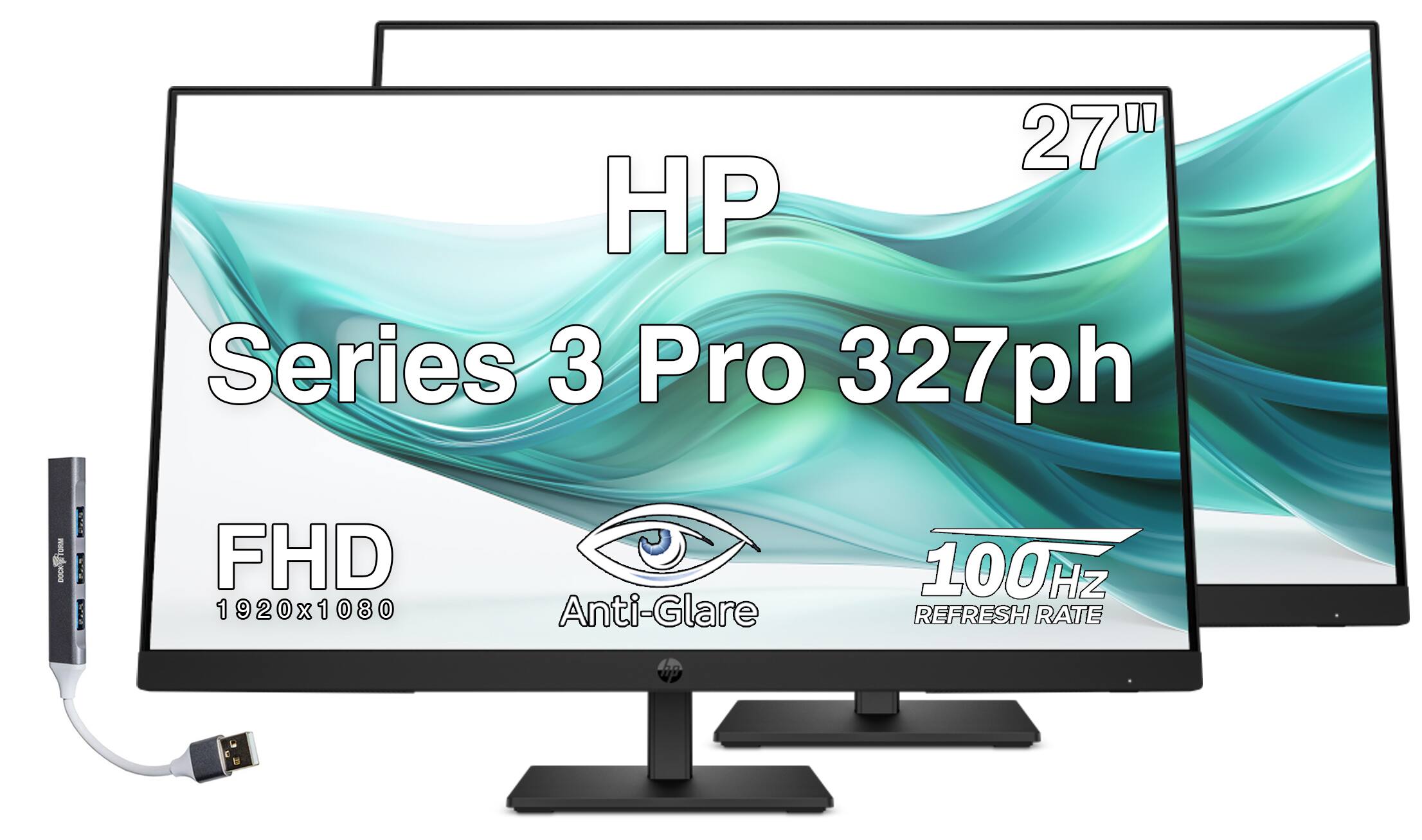 27" HP Series 3 Pro 327ph  
TORM DKTORM D00 CM PPAS  
FHD 1920x1080  
Anti-Glare  
100Hz REFRESH RATE
