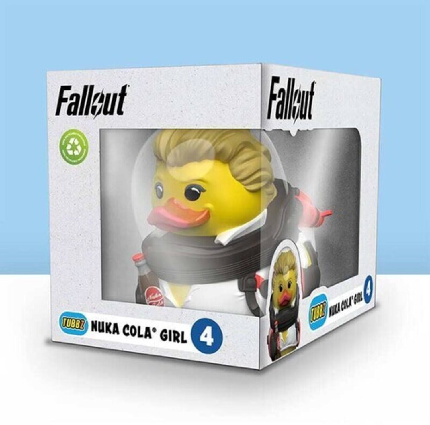 The corrected text is: "Fallout TUBBZ Nuka Cola Girl 4"