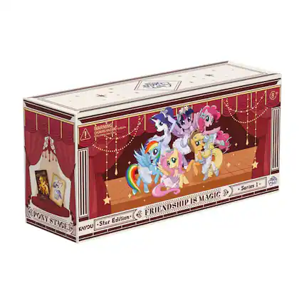 + 8 ! WARNING CHOKING HAZARD - Small parts. Not for children under 3 years. FRIENDSHIP IS MAGIC PONY Edition* STAGE Star KAYOU Series 1