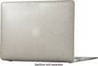 Speck - SmartShell Glitter Case for 13" Apple® MacBook® Air - Clear with Gold Glitter - Larger Front