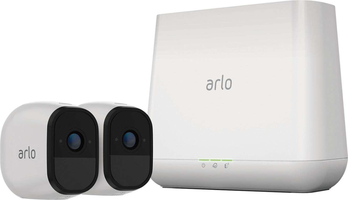 Arlo Pro Indoor/Outdoor Wireless 720p Security Camera System White VMS4230-100NAS - Best Buy