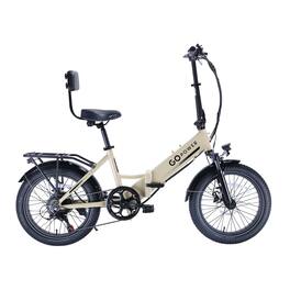 GoPowerBike - GoCurv Folding Electric Bike 20MPH Max Speed & 750W Motor - One size - Sand