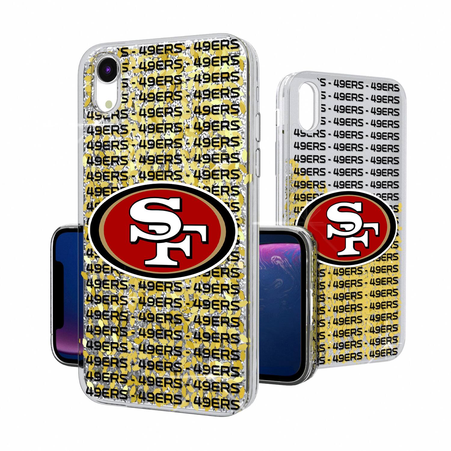 Keyscaper - NFL - San Francisco 49ers iPhone Text Backdrop Design Glitter Case - 14 Pro - Multicolor price history on PriceWatchPro