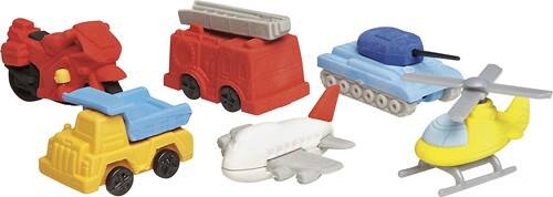 Front Standard. Schoolio - Transportation-Shape Erasers (6-Count).