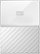 Front Zoom. WD - My Passport 1TB External USB 3.0 Portable Hard Drive - White.