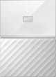 WD - My Passport 3TB External USB 3.0 Portable Hard Drive - White - Larger Front